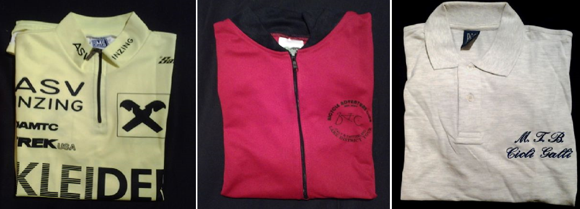 maglie donate al Santuario della Madonna del Ghisallo